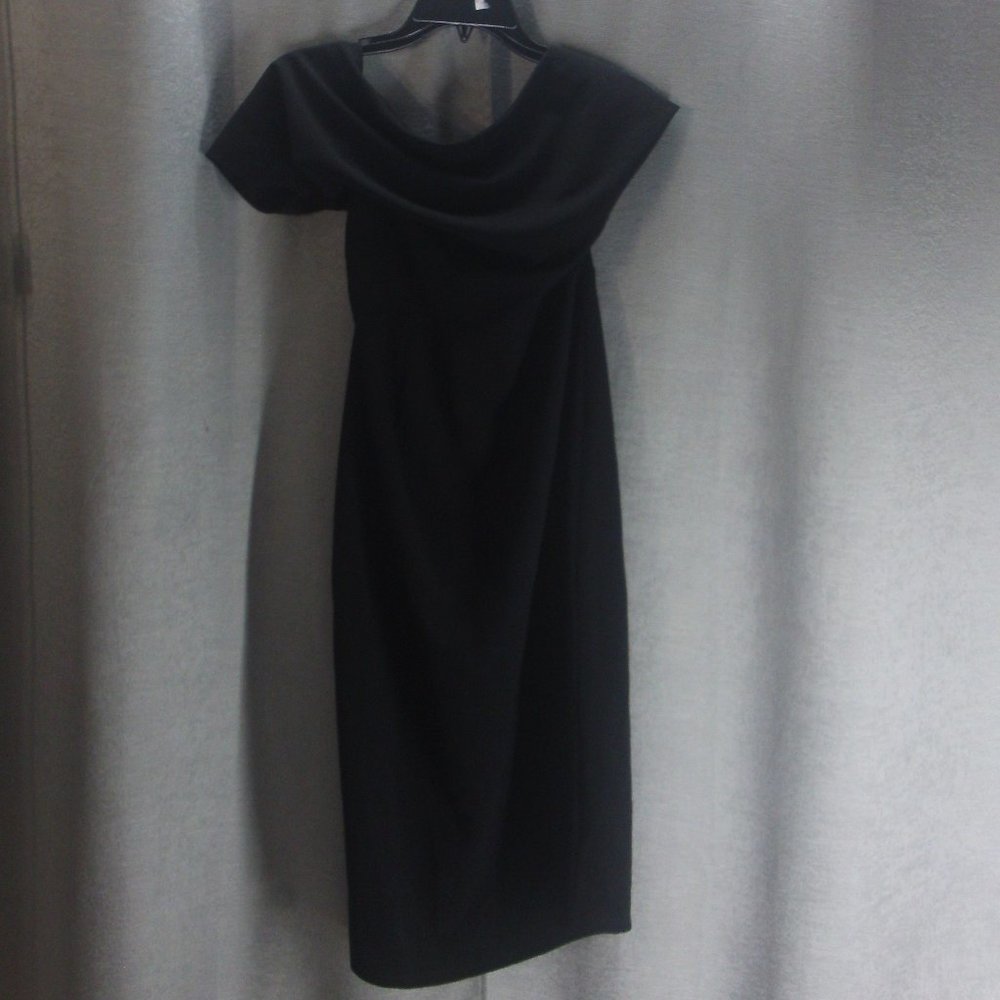NEW Asymmetrical Black Maternity Dress